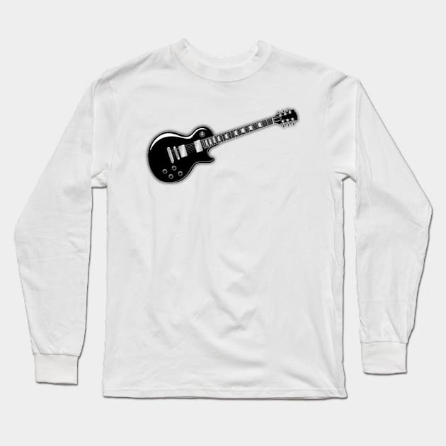 Electric Guitar Long Sleeve T-Shirt by unclejohn